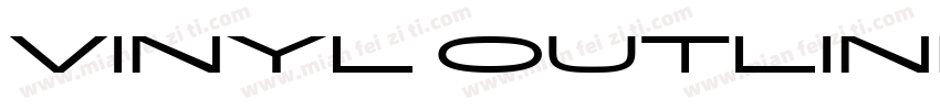 Vinyl Outline ITC TT字体转换